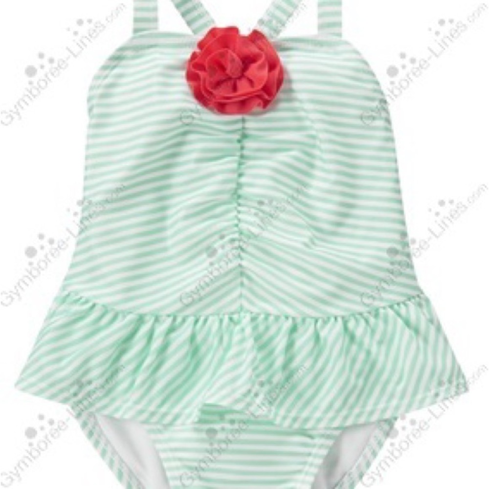 Gymboree Striped 1-Piece Swimsuit